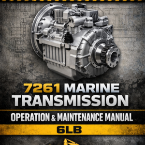 Caterpillar 7261 Marine Transmission Operation And Maintenance Manual – 6LB