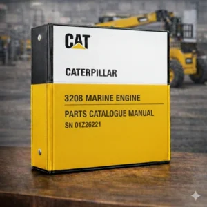 CATERPILLAR 3208 Marine Engine Parts Catalogue Manual SN 01Z26221