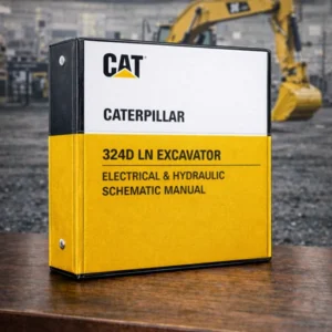 CATERPILLAR 324D LN Excavator Electrical & Hydraulic Schematic Manual
