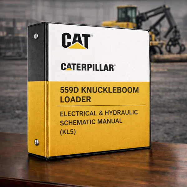 CATERPILLAR 559D KNUCKLEBOOM LOADER ELECTRICAL & HYDRAULIC SCHEMATIC MANUAL KL5