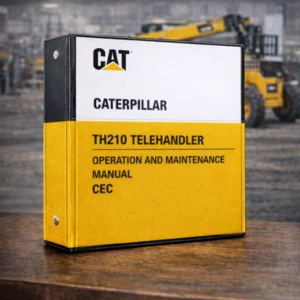 CATERPILLAR TH210 Telehandler Operation & Maintenance Manual (CEC)