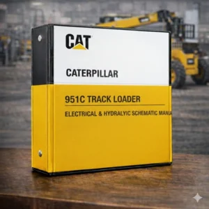 CATERPILLAR 951C Track Loader Electrical & Hydraulic Schematic Manual