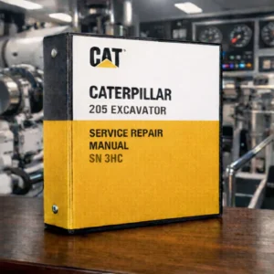 Caterpillar 205 Excavator Service Repair Manual – SN 3HC