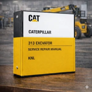 Caterpillar 313 Excavator Service Repair Manual (KNL)