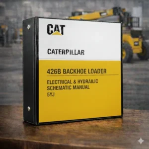 Caterpillar 426B Backhoe Loader Electrical & Hydraulic Schematic Manual (5YJ)