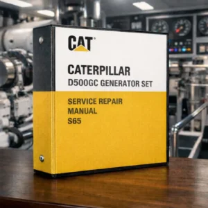 Caterpillar D500GC Generator Set Service Repair Manual – S65