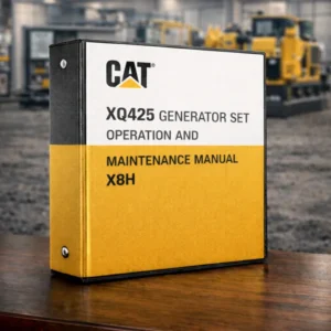 Caterpillar XQ425 Generator Set Operation and Maintenance Manual X8H