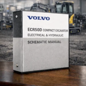VOLVO ECR50D Compact Excavator Electrical & Hydraulic Schematic Manual