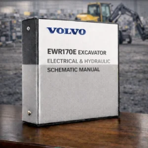 VOLVO EWR170E Excavator Electrical & Hydraulic Schematic Manual