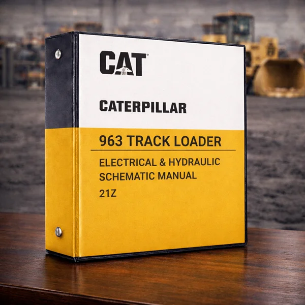 Caterpillar 963 Track Loader Electrical & Hydraulic Schematic Manual (21Z)