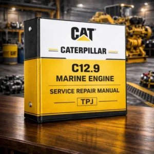 Caterpillar C12.9 Marine Engine Service Repair Manual TPJ