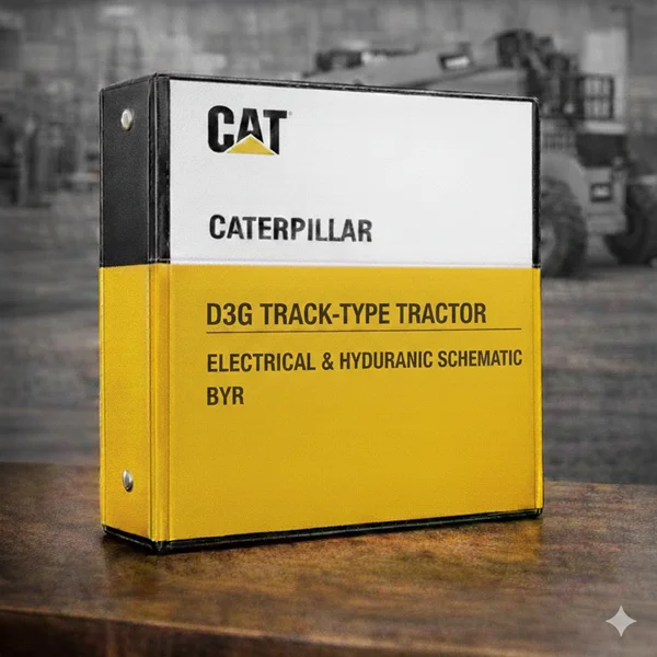 Caterpillar D3G (BYR) Electrical & Hydraulic Schematic Manual