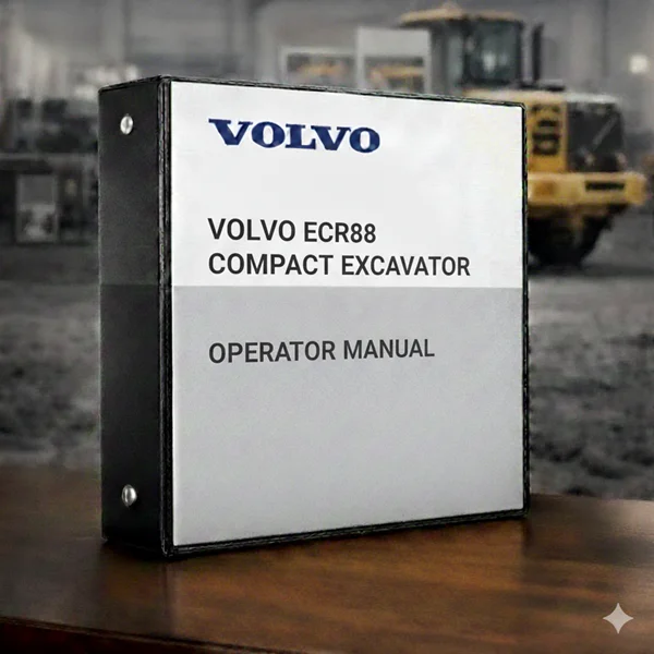 VOLVO ECR88 COMPACT EXCAVATOR OPERATOR MANUAL