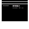 KOMATSU D155A-6 JPN BULLDOZER SERVICE REPAIR MANUAL SN 85001-up