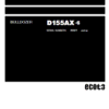 KOMATSU D155AX-6 JPN BULLDOZER SERVICE REPAIR MANUAL SN 80001-up