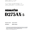 KOMATSU D275AX-5 (JPN) BULLDOZER SERVICE REPAIR MANUAL SN 20001-UP