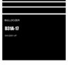 Komatsu D31A-17 Bulldozer Parts Catalog Manual SN 32001-UP