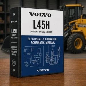 VOLVO L45H COMPACT WHEEL LOADER ELECTRICAL & HYDRAULIC SCHEMATIC MANUAL